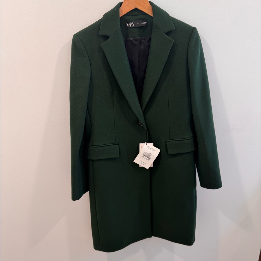 Zara Limited Edition Women's Dark Green Coat